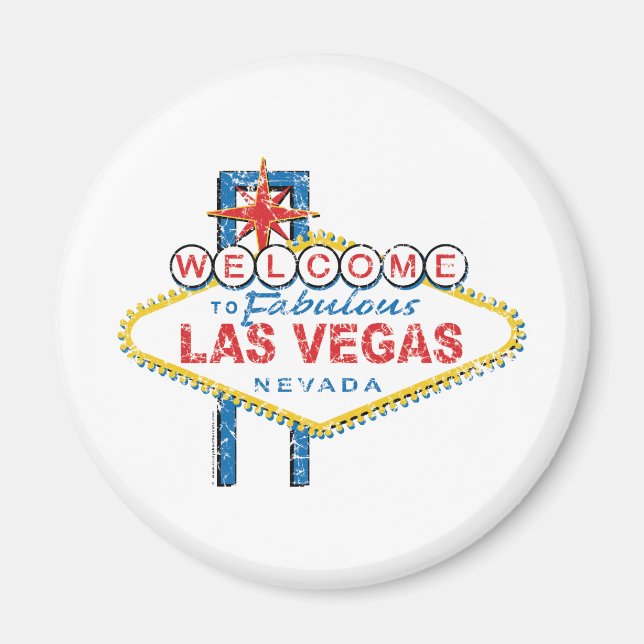 Welcome to Fabulous Las Vegas Magnet (Front)