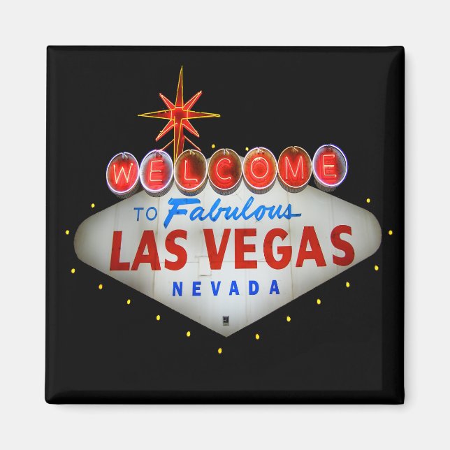 Welcome to Fabulous Las Vegas Nevada Magnet (Front)