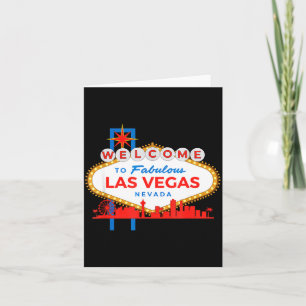 Welcome to Fabulous Las Vegas Nevada Sign Iconic Card