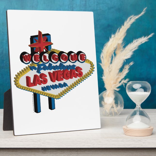 Welcome to Fabulous Las Vegas Plaque (Side)