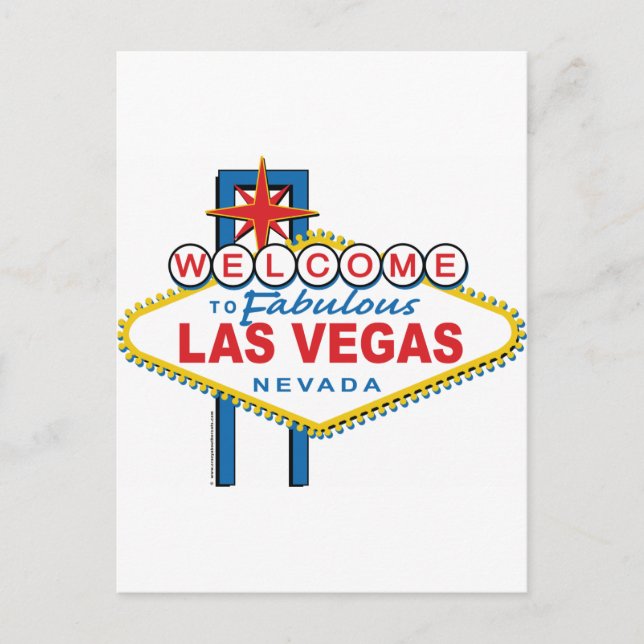 Welcome to Fabulous Las Vegas Postcard (Front)