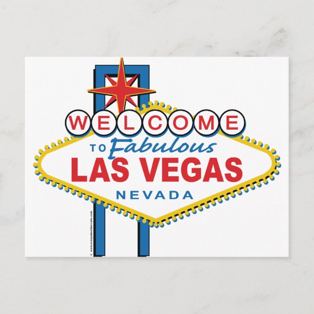 Welcome to Fabulous Las Vegas Postcard (Front)