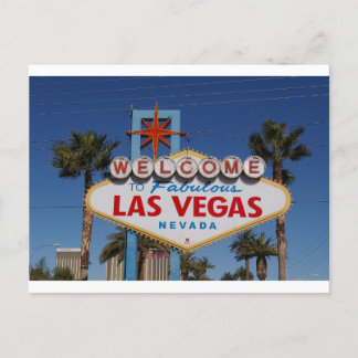 Welcome To Fabulous Las Vegas Sign  Postcard