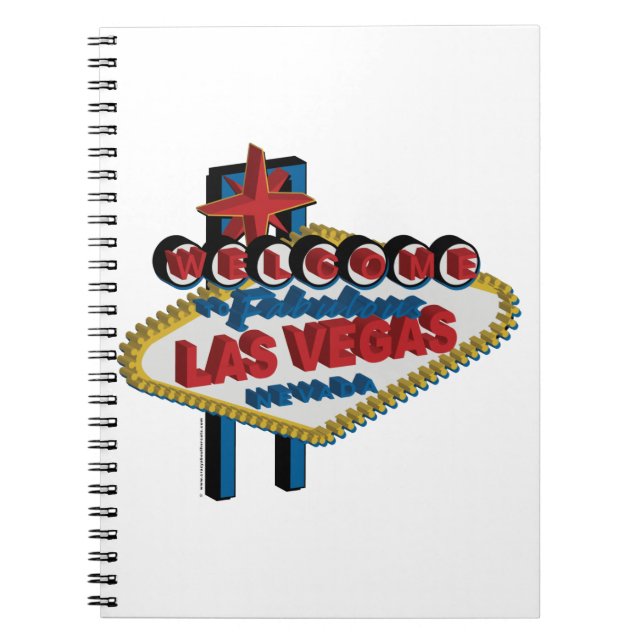 Welcome to Fabulous Las Vegas Spiral Notebook (Front)