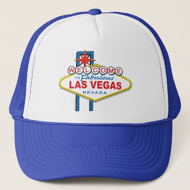 Welcome to Fabulous Las Vegas Trucker Hat (Front)