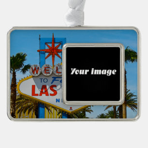 Welcome to Fabulous - your image Silver Plated Framed Ornament