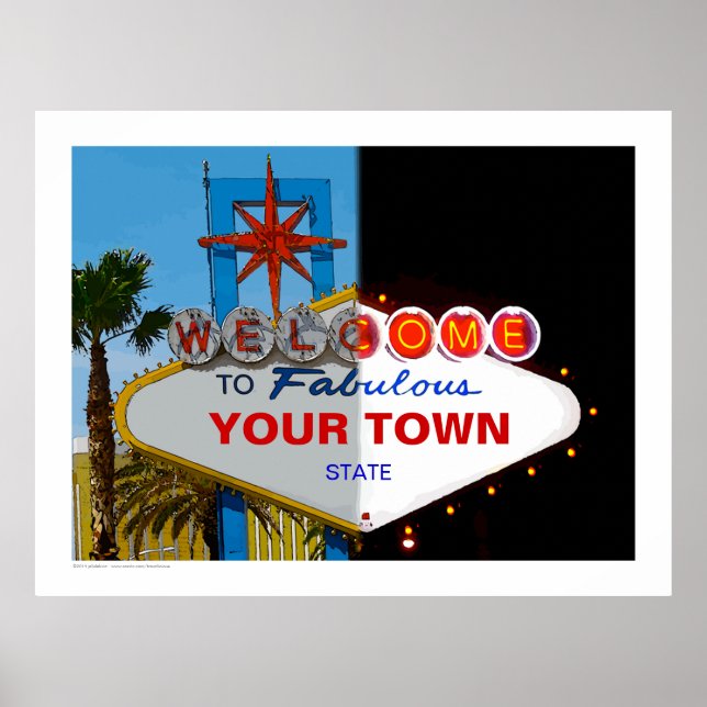 Welcome to Fabulous Your Town! Poster (Front)