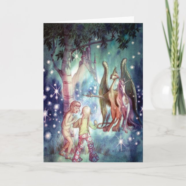 Welcome to Fairyland Greeting Card (Front)