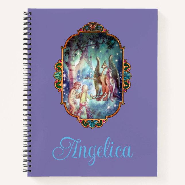 Welcome to Fairyland Personalised Notebook (Front)
