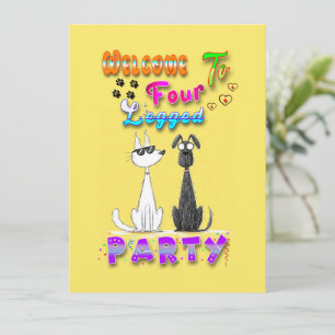 Welcome To Four Legged Party Announcement