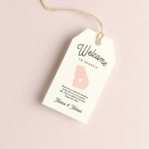 Welcome to GEORGIA Wedding ANY COLOR!! Gift Tags