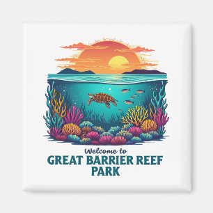 Welcome to Great Barrier Reef National Australian Magnet