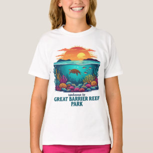 Welcome to Great Barrier Reef National Australian  T-Shirt