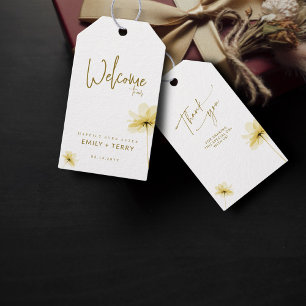 Welcome to Happily Ever After Wedding Thank You Gift Tags