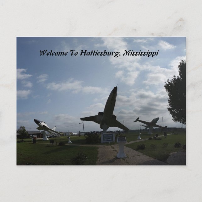Welcome To Hattiesburg, Mississippi Postcard (Front)