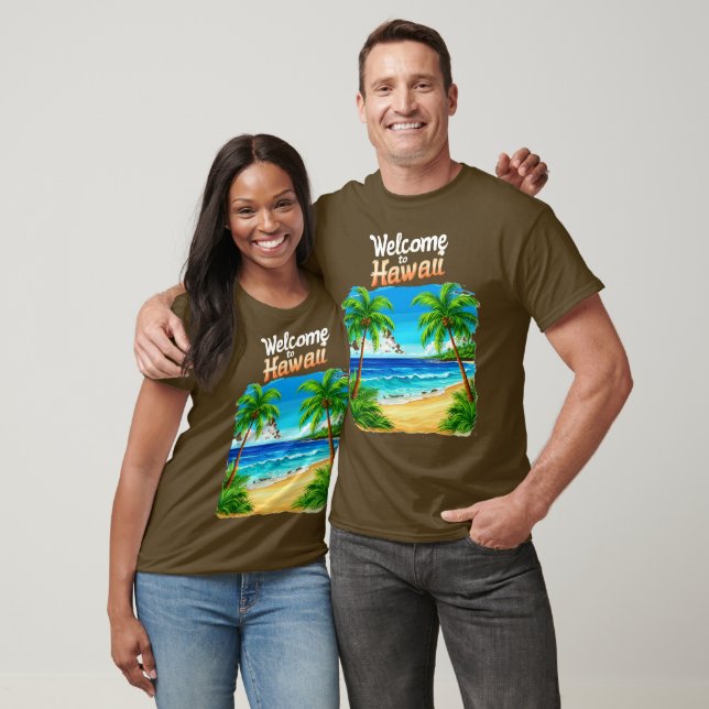  Welcome to Hawaii Beach T-Shirt (Unisex)