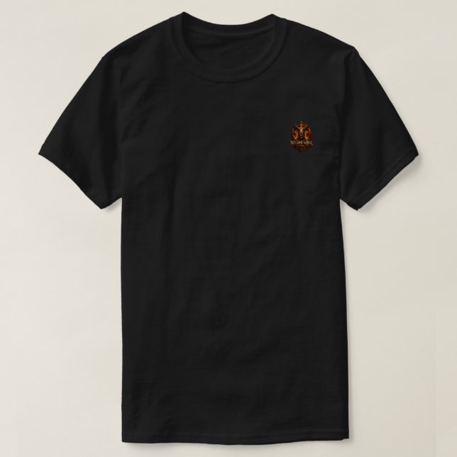 Welcome to Hell – Dark Fantasy Demon Art T-Shirt (Design Front)