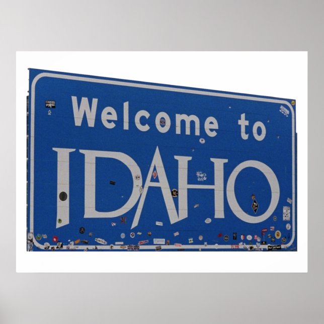 Welcome to Idaho Poster (Front)