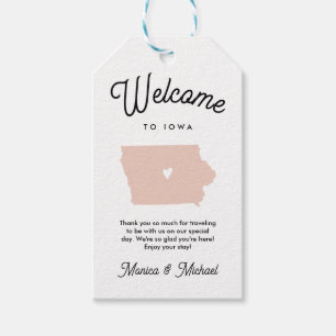 Welcome to IOWA Wedding ANY COLOR!!    Gift Tags
