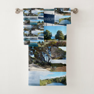 Welcome To Kangaroo Island, Australia, Bath Towel Set