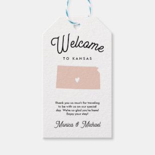 Welcome to KANSAS Wedding ANY COLOR!!   Gift Tags