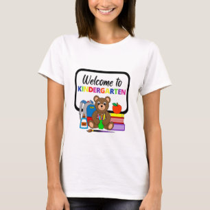 Welcome To Kinder School Bear Woman's T-Shirt