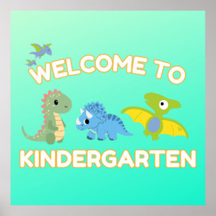 Welcome to Kindergarten Poster