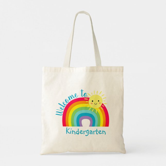 Welcome to Kindergarten Tote Bag (Back)