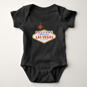 Welcome to Las Vegas Baby Shirt Black Bodysuit