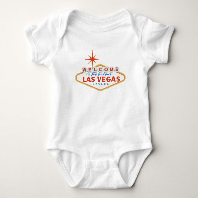 Welcome to Las Vegas Baby Shirt Bodysuit (Front)