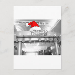 Welcome to Las Vegas Christmas Holiday Postcard