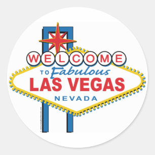 Welcome-to-Las-Vegas Classic Round Sticker