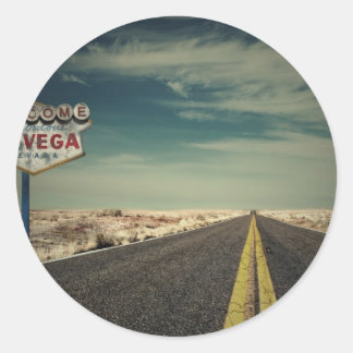 Welcome to Las Vegas Classic Round Sticker