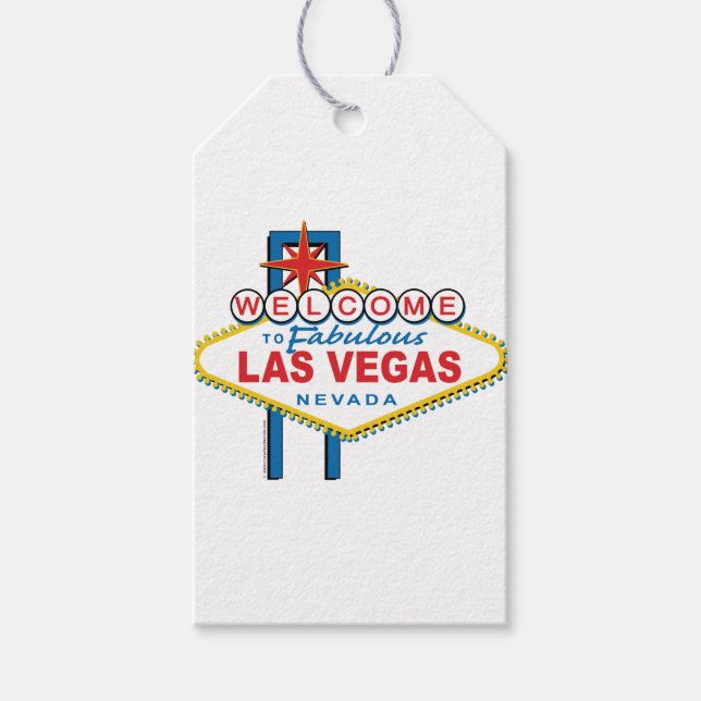 Welcome-to-Las-Vegas Gift Tags (Front)
