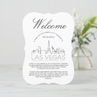 Welcome to Las Vegas | Guests Details Invitation