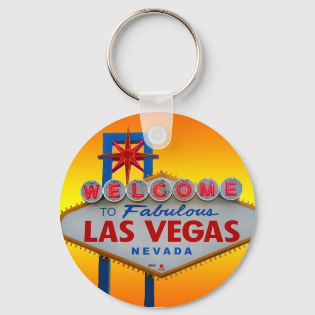 Welcome to Las Vegas Keychain (Front)