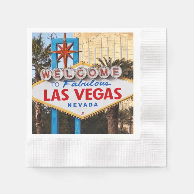 Welcome to Las Vegas Paper Napkins (Front)