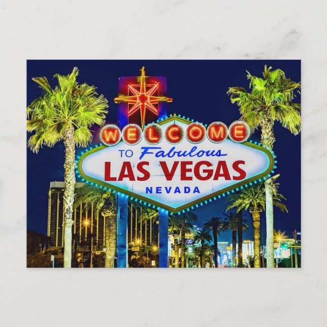 Welcome to Las Vegas Postcard (Front)