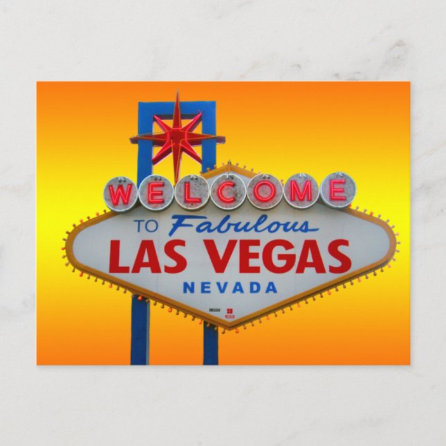 Welcome to Las Vegas Postcard (Front)