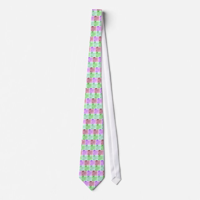 Welcome-to-Las-Vegas Retro Tie (Front)
