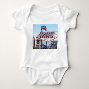 Welcome To Las Vegas Sign Baby Bodysuit