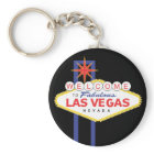 Welcome To Las Vegas Sign Black Key Chain