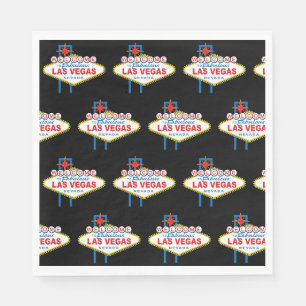 Welcome To Las Vegas Sign Napkin