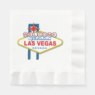 Welcome to Las Vegas Sign Napkin