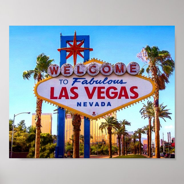 Welcome to Las Vegas Sign Poster (Front)