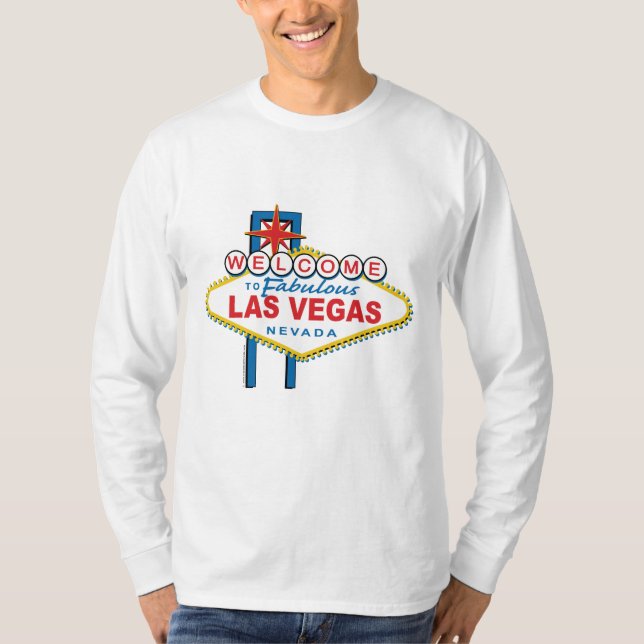 Welcome To Las Vegas Sign T-Shirt (Front)