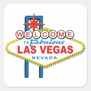 Welcome-to-Las-Vegas Square Sticker