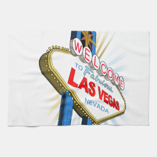 Welcome to Las Vegas Tea Towel
