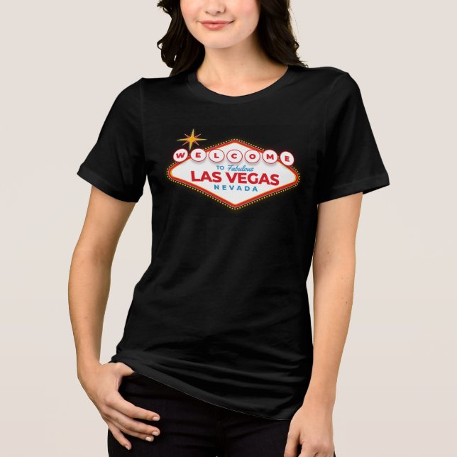 Welcome to Las Vegas Tri-Blend Shirt (Front)