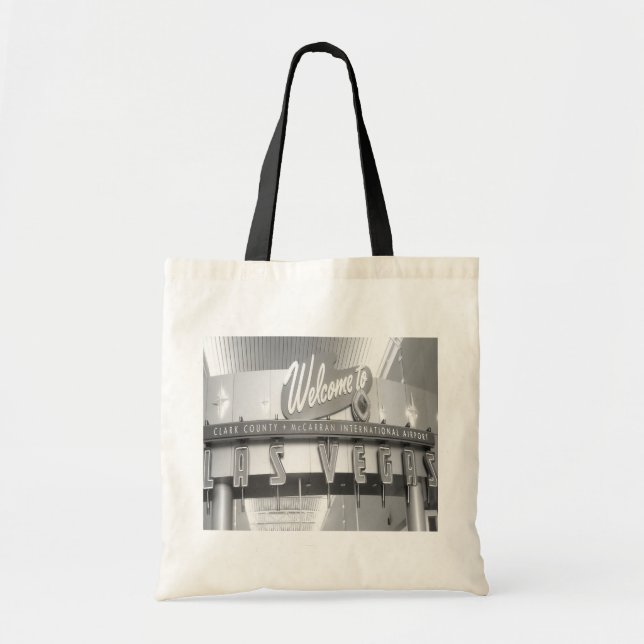 Welcome to Las Vegas Vintage Tote Bag (Front)